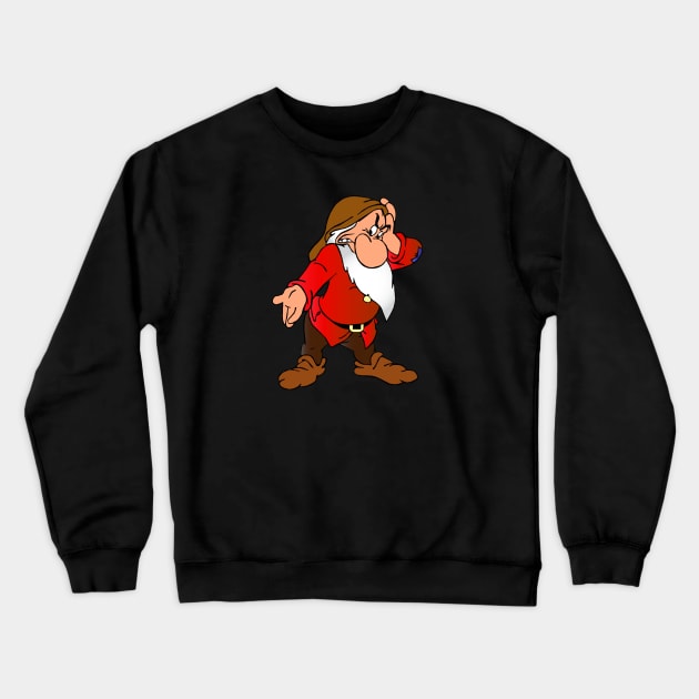 Grumpy dwarf Crewneck Sweatshirt by shippingdragons